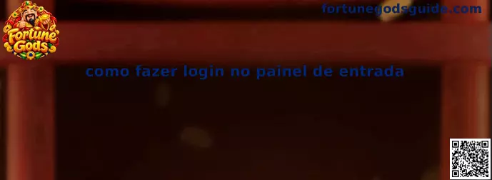 Como fazer login no painel de entrada Fortune Gods